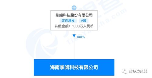 掌閱在海南澄邁布局新科技公司，注冊(cè)資本1000萬元助力網(wǎng)絡(luò)文化經(jīng)營(yíng)
